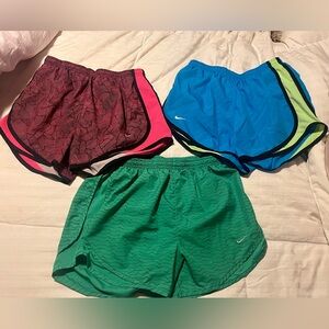 Lot of three Nike‎ women’s tempo running shorts size Small